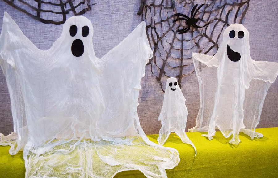 Taller de decoración de Halloween: fantasma