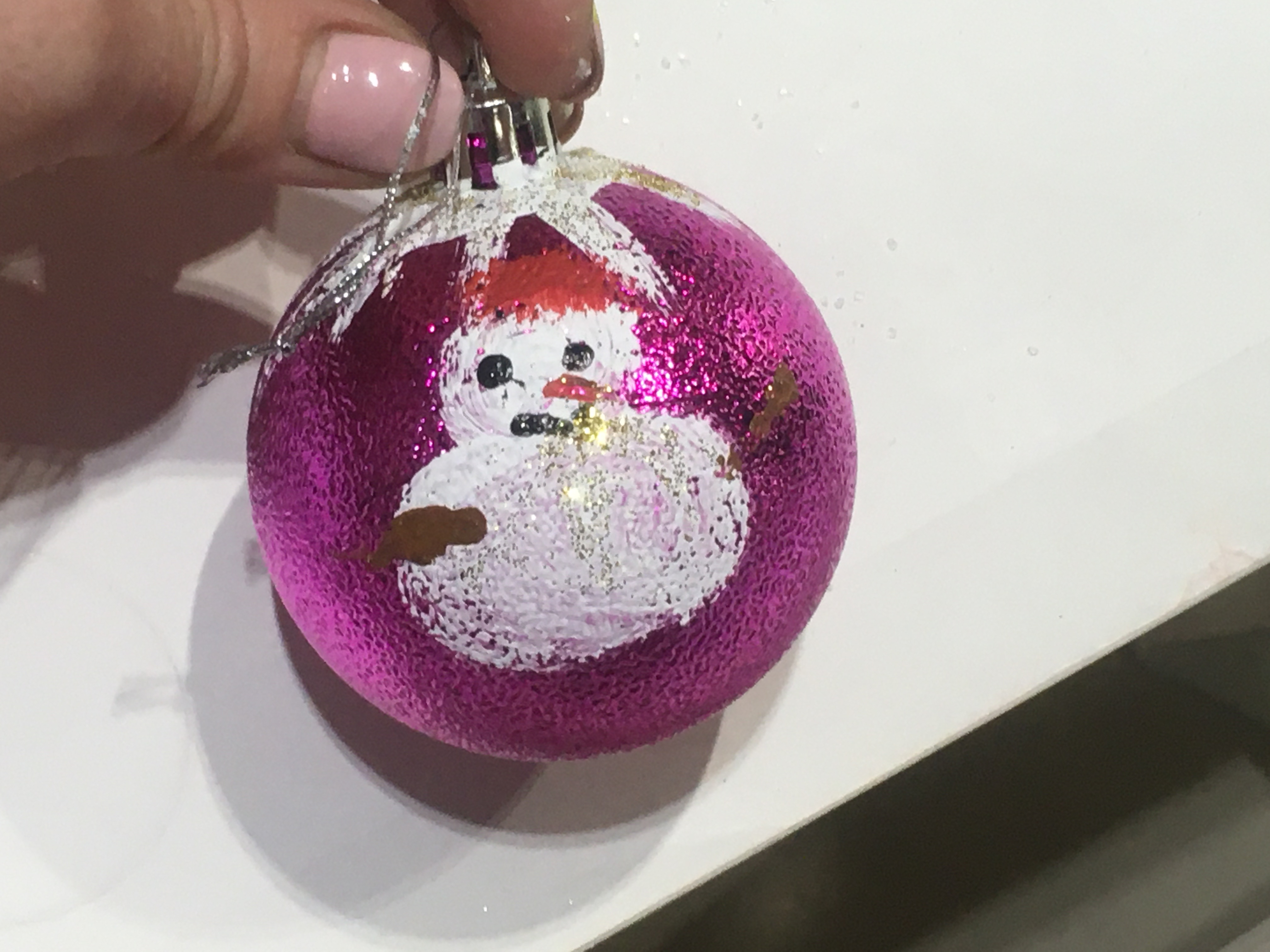 Taller de pintura de adornos navideños - 2
