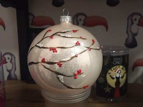 Taller de pintura de adornos navideños - 4
