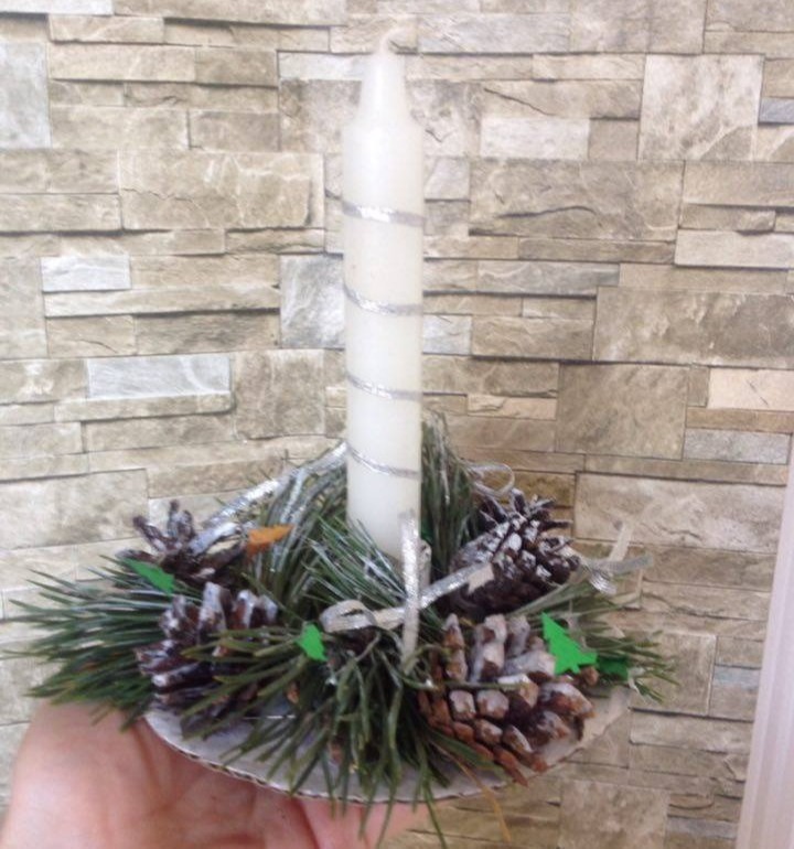 Taller de portavelas navideño - 5